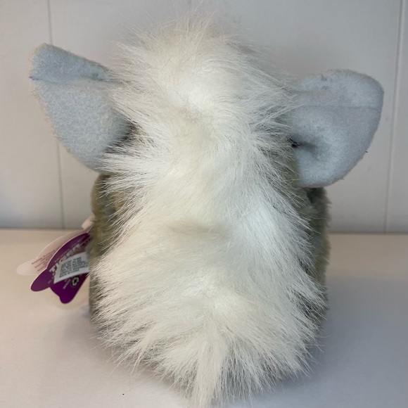 Vintage Furby 1998 Tiger 70-800 Grey White Pink Ears Brown Eyes Working! - Picture 4 of 7